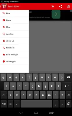 Tamil Pride Editor android App screenshot 0
